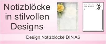 Design Notizblock A6